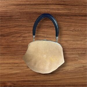 Morris Moskowitz Elegant Tan Handbag with Handle